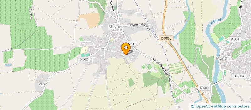 localisation de l'entreprise MADAME VALERIE MELLADO  MEYNES