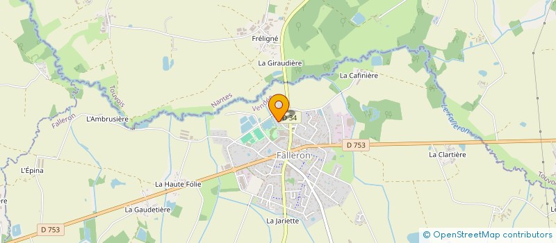 localisation de l'entreprise MADAME VALERIE MENUET  FALLERON