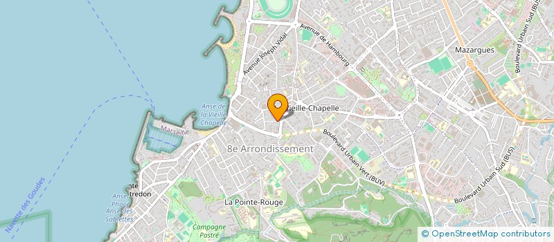 localisation de l'entreprise MADAME VALERIE MEREL  MARSEILLE