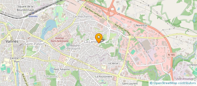 localisation de l'entreprise MADAME VALERIE MERIC à VANNES
