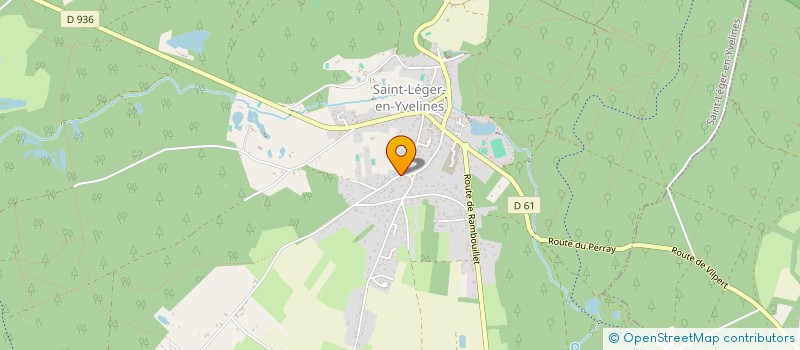 localisation de l'entreprise MADAME VALERIE MERIC DE BELLEFON  SAINT-LEGER-EN-YVELINES