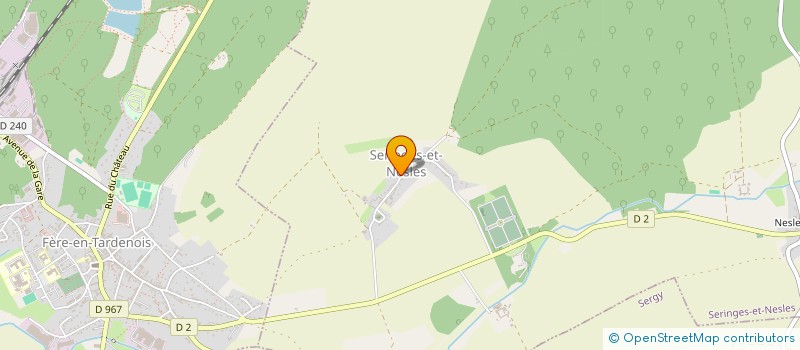 localisation de l'entreprise MADAME VALERIE MERIEUX  SERINGES-ET-NESLES