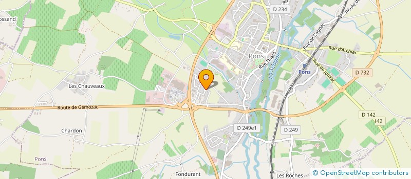 localisation de l'entreprise MADAME VALERIE MERLE  PONS