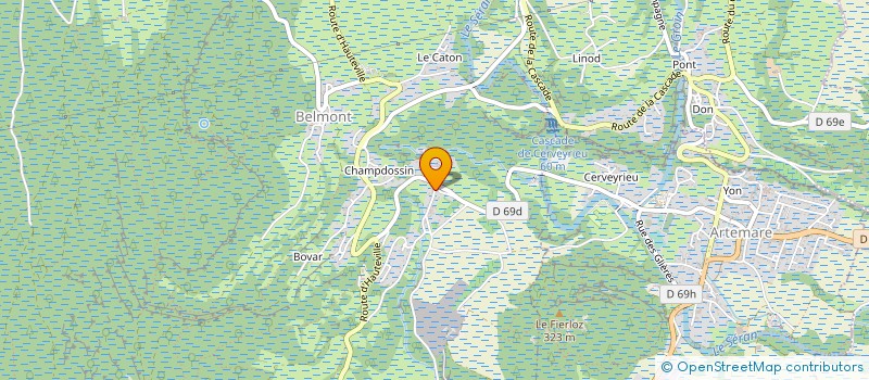 localisation de l'entreprise MADAME VALERIE MERMOUD  VIRIEU-LE-GRAND