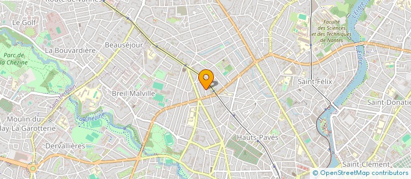 localisation de l'entreprise MADAME VALERIE MEROT à NANTES