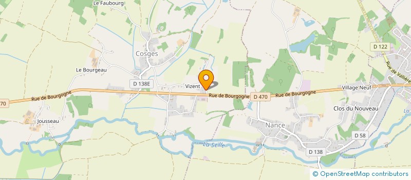 localisation de l'entreprise MADAME VALERIE MESNAGE  COSGES