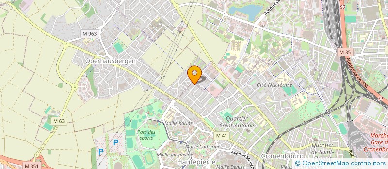 localisation de l'entreprise MADAME VALERIE MESSEMER à STRASBOURG