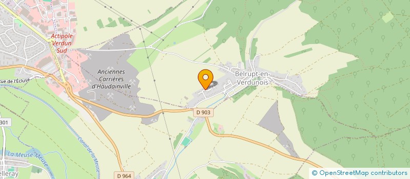localisation de l'entreprise MADAME VALERIE METILLON à BELRUPT-EN-VERDUNOIS