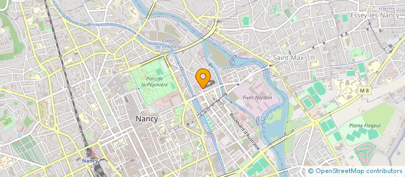 localisation de l'entreprise MADAME VALERIE MICAUX à NANCY