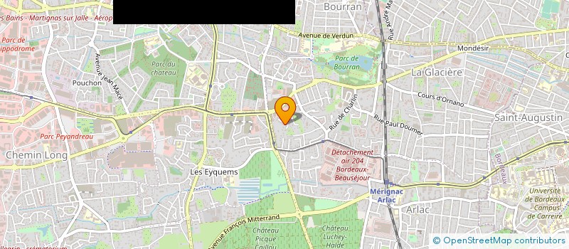 localisation de l'entreprise MADAME VALERIE MICHAUD à MERIGNAC