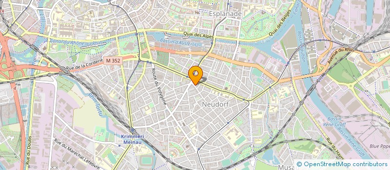 localisation de l'entreprise MADAME VALERIE MICHAUT à STRASBOURG