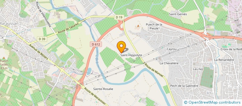 localisation de l'entreprise MADAME VALERIE MICHEL à BEZIERS