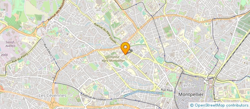 localisation de l'entreprise MADAME VALERIE MIDAVAINE à MONTPELLIER
