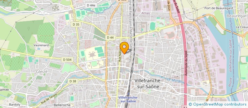 localisation de l'entreprise MADAME VALERIE MILLIARD  VILLEFRANCHE-SUR-SAONE