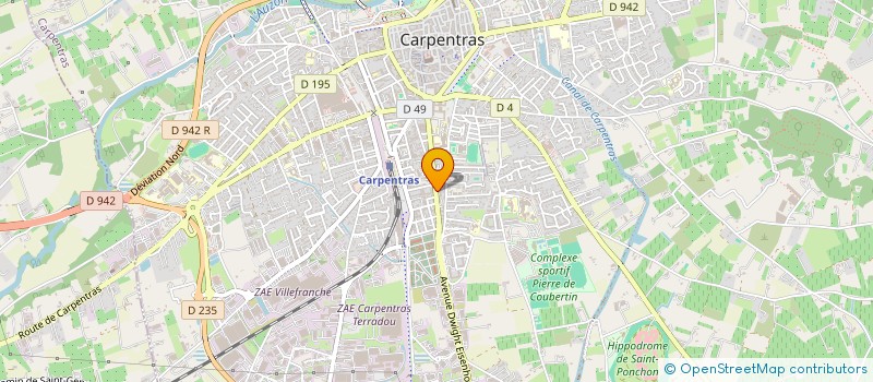 localisation de l'entreprise MADAME VALERIE MILLON  CARPENTRAS