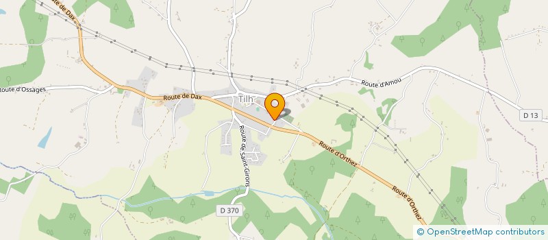 localisation de l'entreprise MADAME VALERIE MINIER  TILH