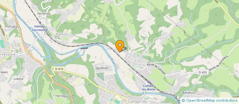 localisation de l'entreprise MADAME VALERIE MINVIELLE  ITXASSOU