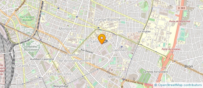 localisation de l'entreprise MADAME VALERIE MIRA à LYON