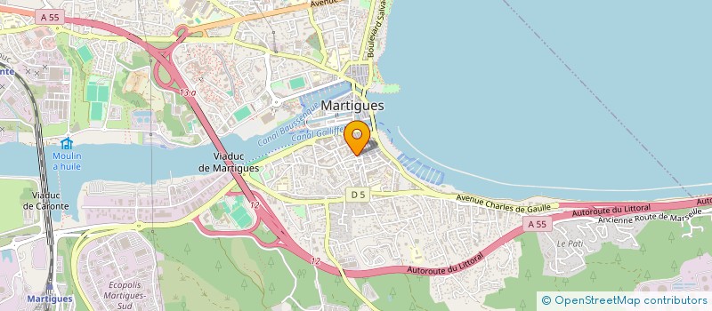 localisation de l'entreprise MADAME VALERIE MIRALLES à MARTIGUES