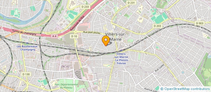 localisation de l'entreprise MADAME VALERIE MISCHLER  VILLIERS-SUR-MARNE