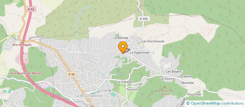 localisation de l'entreprise MADAME VALERIE MISONNE  LA BOUILLADISSE