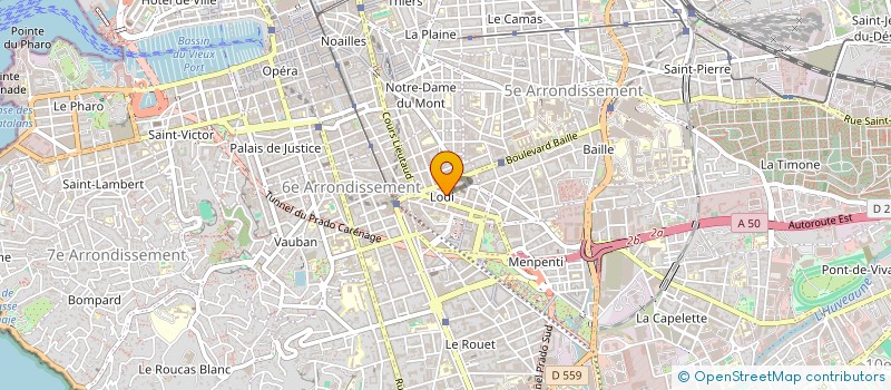 localisation de l'entreprise MADAME VALERIE MITRY à MARSEILLE