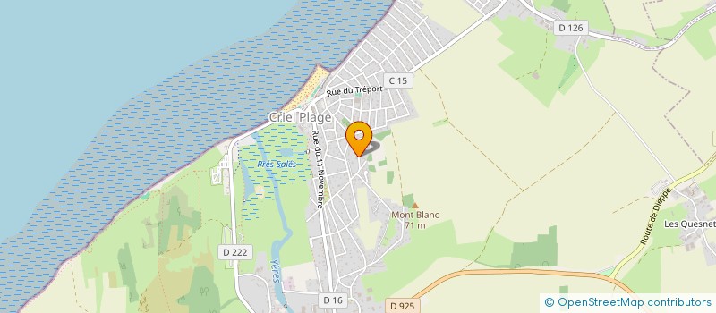 localisation de l'entreprise MADAME VALERIE MOLINA  CRIEL-SUR-MER