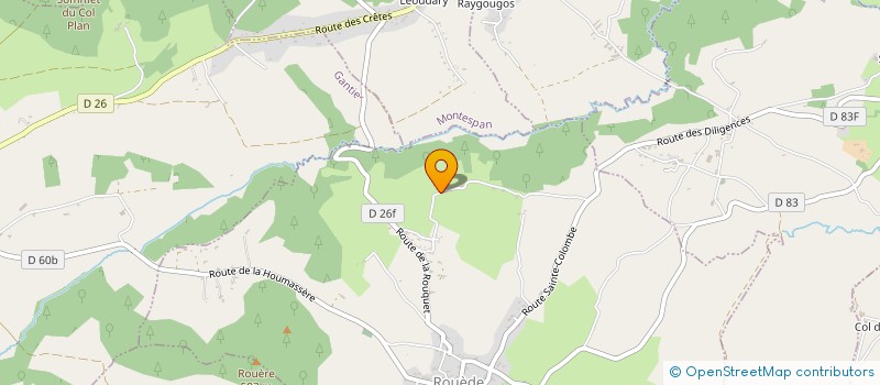 localisation de l'entreprise MADAME VALERIE MOMBAERTS  ROUEDE