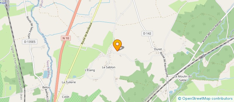 localisation de l'entreprise MADAME VALERIE MOMBOEUF  LARUSCADE