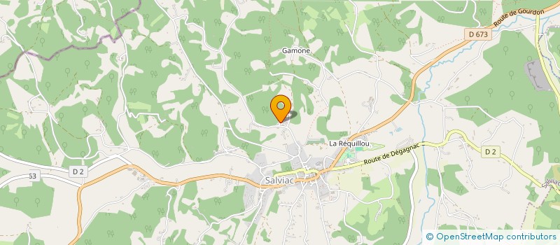 localisation de l'entreprise MADAME VALERIE MONANGE  SALVIAC