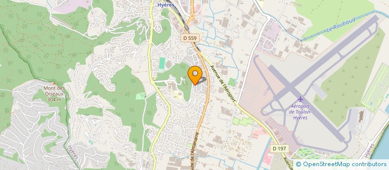 localisation de l'entreprise MADAME VALERIE MONCHAL à HYERES