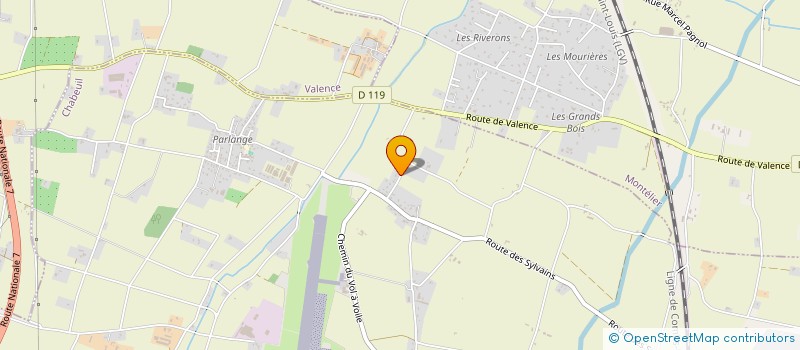 localisation de l'entreprise MADAME VALERIE MONIER à CHABEUIL