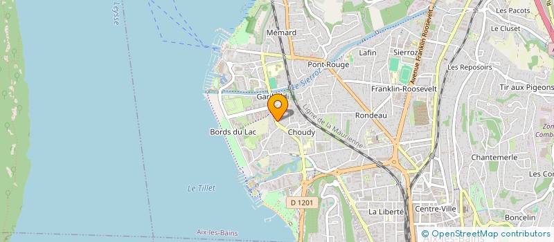 localisation de l'entreprise MADAME VALERIE MONIQUE ANGUILLA à AIX-LES-BAINS