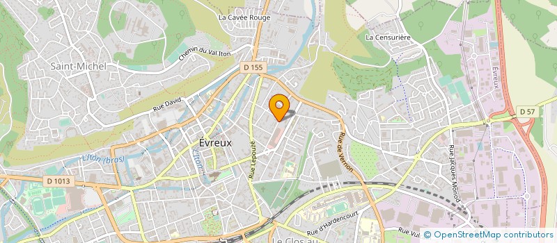 localisation de l'entreprise MADAME VALERIE MONIQUE SUZA THEFAINE à EVREUX
