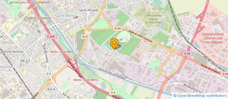 localisation de l'entreprise MADAME VALERIE MONMART  REIMS