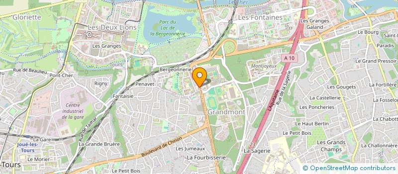 localisation de l'entreprise MADAME VALERIE MONNIER  TOURS