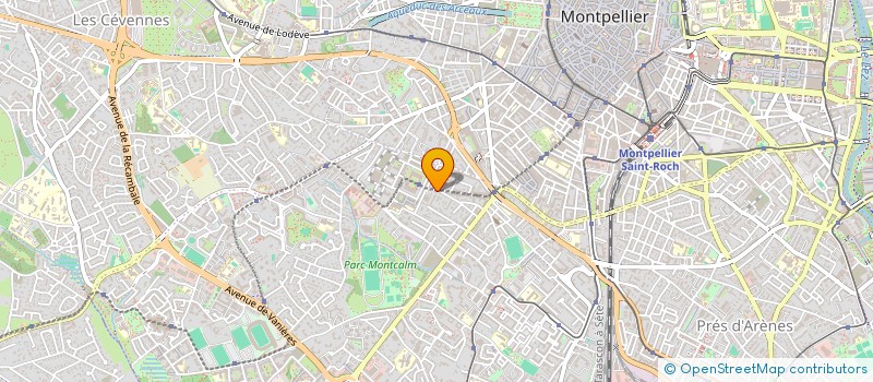 localisation de l'entreprise MADAME VALERIE MONTAGUT à MONTPELLIER