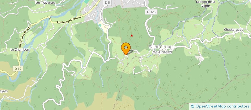 localisation de l'entreprise MADAME VALERIE MONTAURIOL  JAUJAC