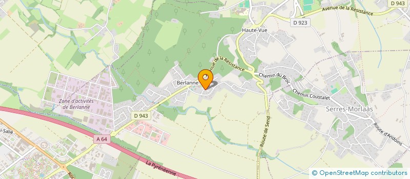 localisation de l'entreprise MADAME VALERIE MONTEL à MORLAAS