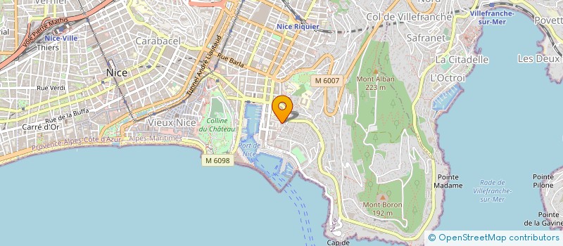 localisation de l'entreprise MADAME VALERIE MONTIGAUD à NICE