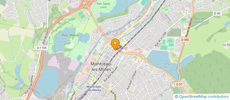 localisation de l'entreprise MADAME VALERIE MOREAU à MONTCEAU-LES-MINES