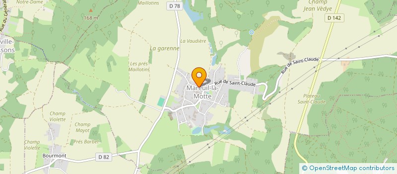 localisation de l'entreprise MADAME VALERIE MOREAU à MAREUIL-LA-MOTTE
