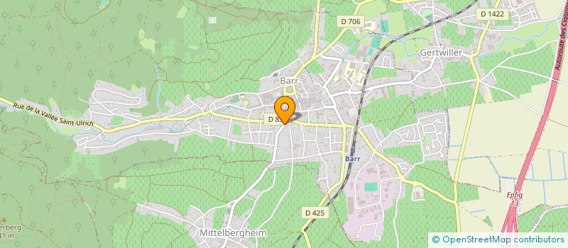 localisation de l'entreprise MADAME VALERIE MOREAU  MITTELBERGHEIM