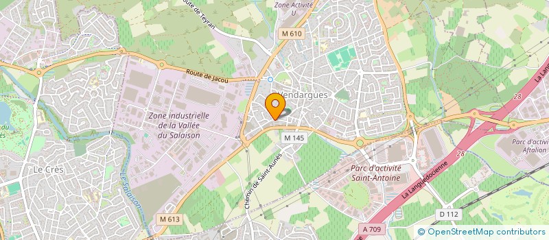 localisation de l'entreprise MADAME VALERIE MOREAU à VENDARGUES