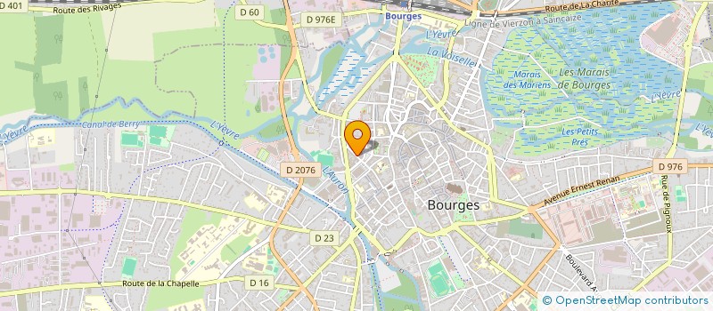 localisation de l'entreprise MADAME VALERIE MOREL  BOURGES