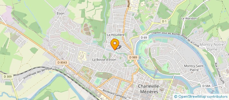 localisation de l'entreprise MADAME VALERIE MORIER  CHARLEVILLE-MEZIERES