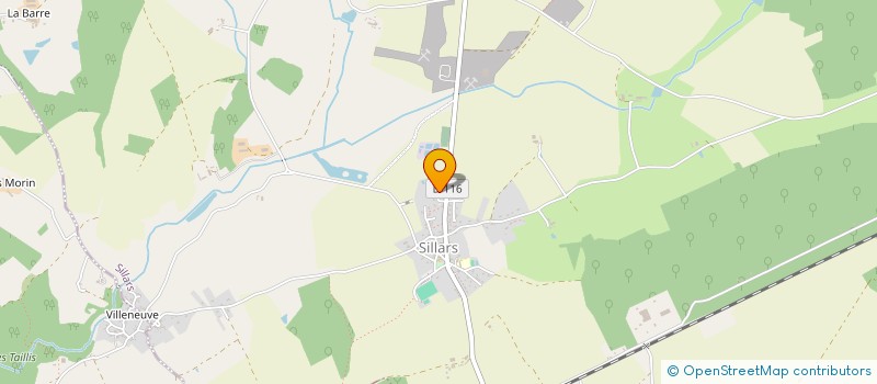localisation de l'entreprise MADAME VALERIE MORILLON  SILLARS