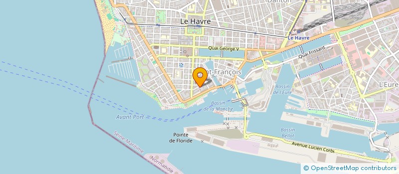 localisation de l'entreprise MADAME VALERIE MORIN à LE HAVRE