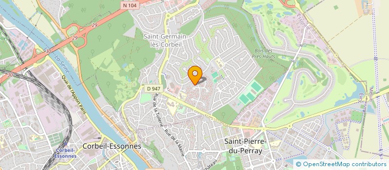 localisation de l'entreprise MADAME VALERIE MORISSEAU  SAINT-GERMAIN-LES-CORBEIL