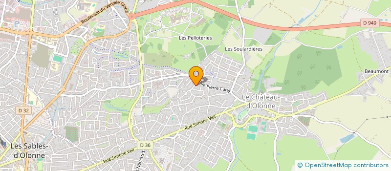 localisation de l'entreprise MADAME VALERIE MORIT à LES SABLES D'OLONNE